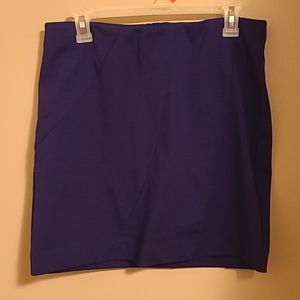 Purple pencil skirt